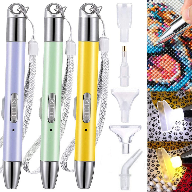 Diamond Painting USB Rechargeable Light Up Pen Review 