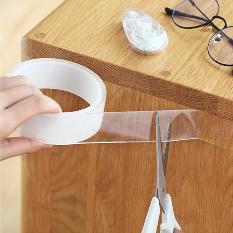 Strong Transparent Double-Sided Reusable Tape