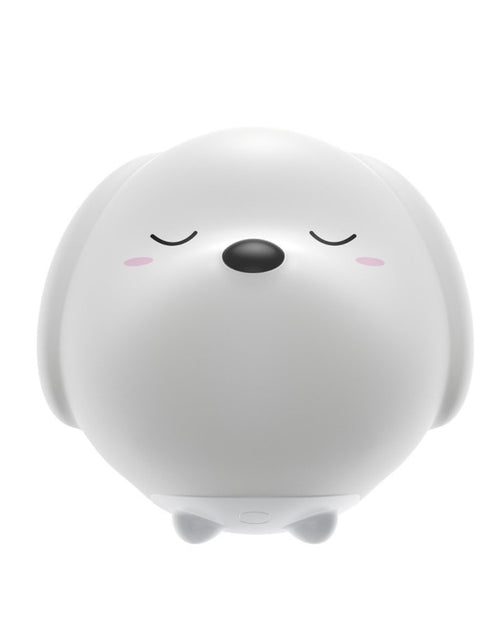 Load image into Gallery viewer, Cute Dog Multicolor Touch Sensor LED Rechargeable Silicone Night Light
