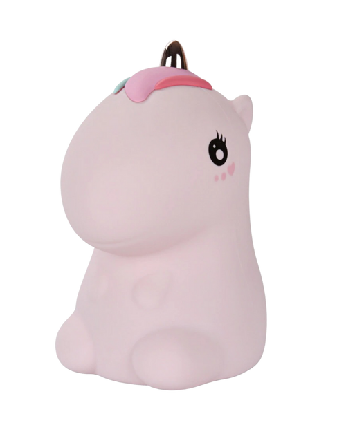 Load image into Gallery viewer, Adorable Unicorn Multicolor Touch Sensor LED Rechargeable Silicone Night Light
