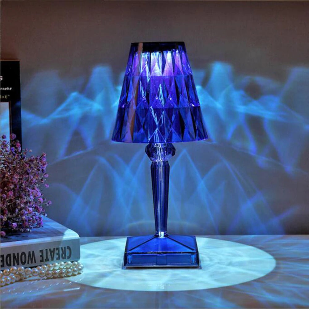 Crystal Touch Sensor USB Rechargeable Lamp