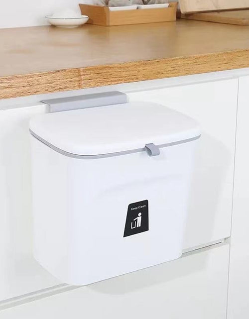 Load image into Gallery viewer, Kitchen Hanging Trash Can with Lid
