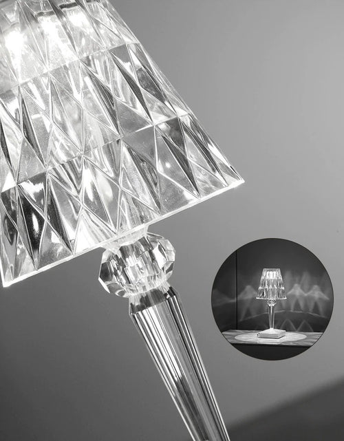 Load image into Gallery viewer, Crystal Touch Sensor USB Rechargeable Lamp
