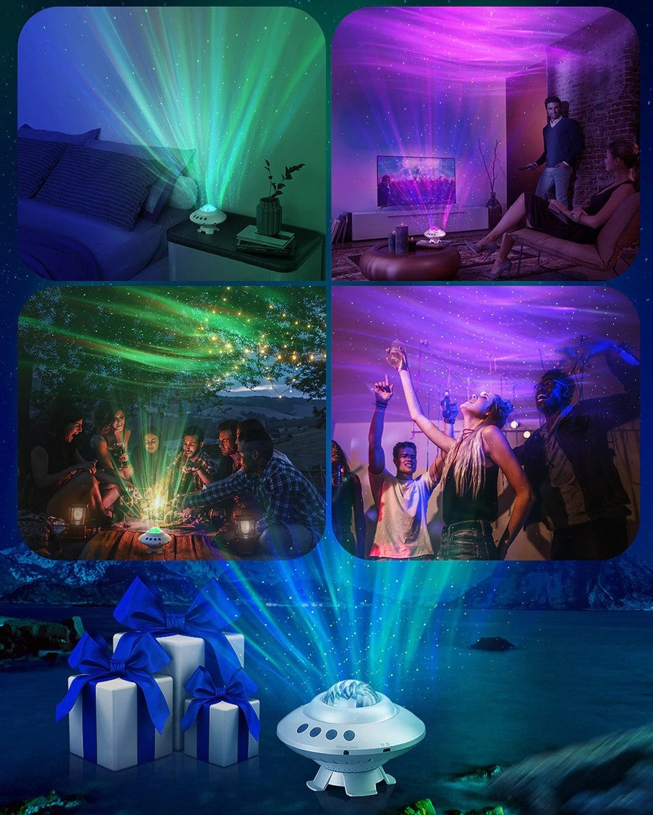 Northern Lights Galaxy Projection Lamp Aurora Star Projector Night Lights  Gift