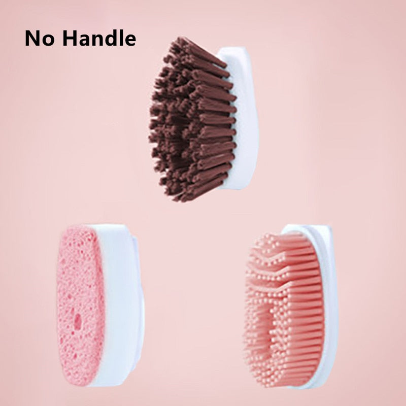 All for Kitchen Soap Detergent Dispenser Dishwashing Sponge Scrubber Dish Silicone Cleaning Brush Other Tool Accessories Gadgets