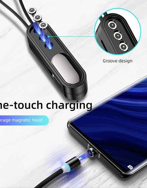 Load image into Gallery viewer, Universal 3-in-1 Magnetic USB Charging Cables
