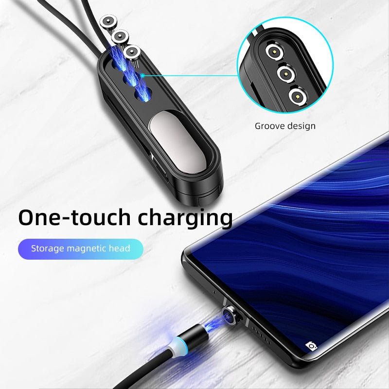 Universal 3-in-1 Magnetic USB Charging Cables