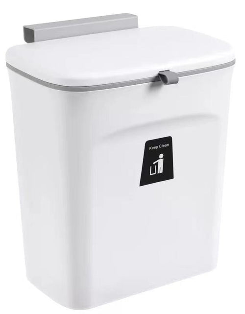 Load image into Gallery viewer, Kitchen Hanging Trash Can with Lid

