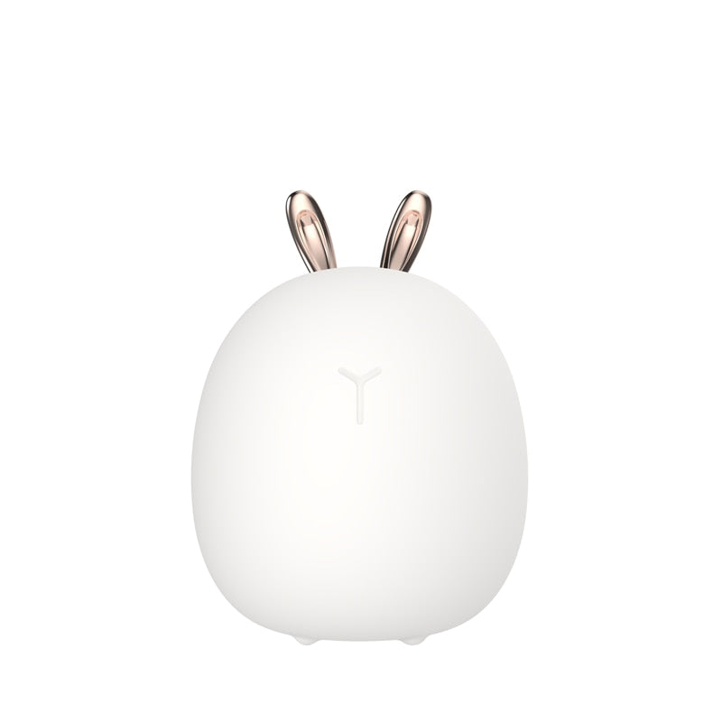 Lovely Rabbit/Deer LED Rechargeable Silicone Night Light Gift for Children and Adults
