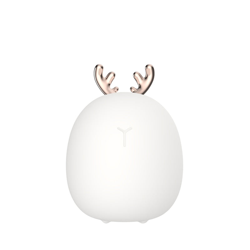 Lovely Rabbit/Deer LED Rechargeable Silicone Night Light Gift for Children and Adults