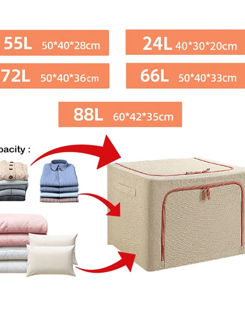 Load image into Gallery viewer, Foldable Clothing Box Organizer
