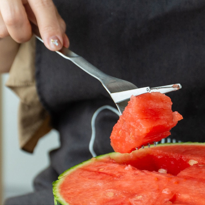 2-in-1 Watermelon Knife Fork – Emmeistar