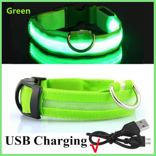 Load image into Gallery viewer, LED Dog Harness Collar USB Rechargeable
