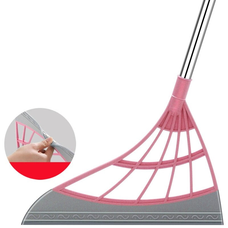 Multi-Functional Wiper Broom and Mop