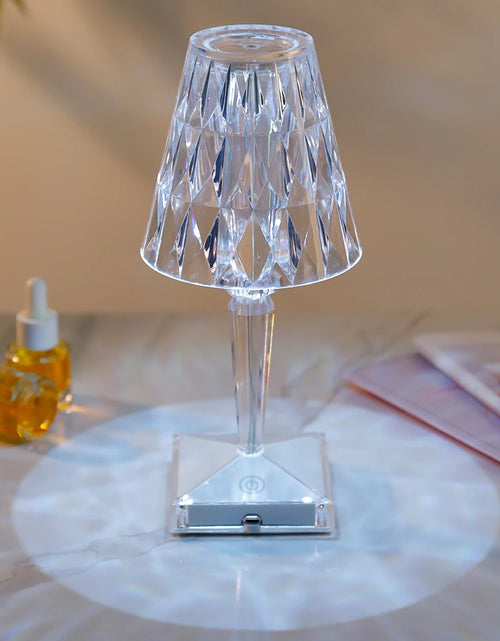 Load image into Gallery viewer, Crystal Touch Sensor USB Rechargeable Lamp
