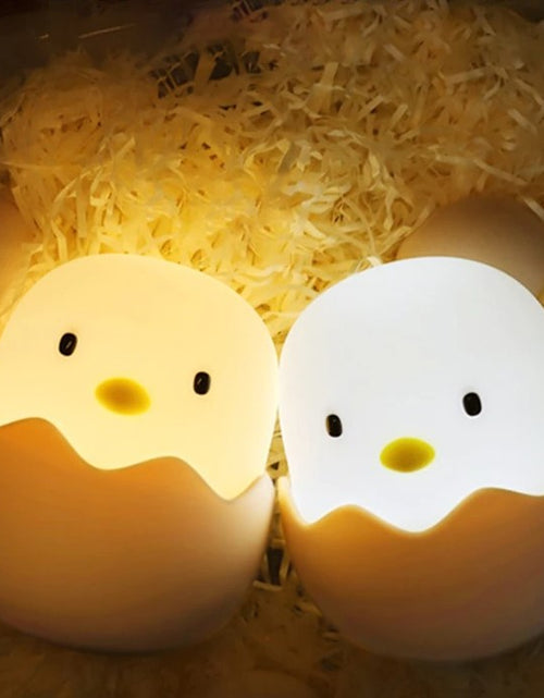 Load image into Gallery viewer, Cute Chick Touch Sensor LED Rechargeable Silicone Night Light Gift for Children and Adults
